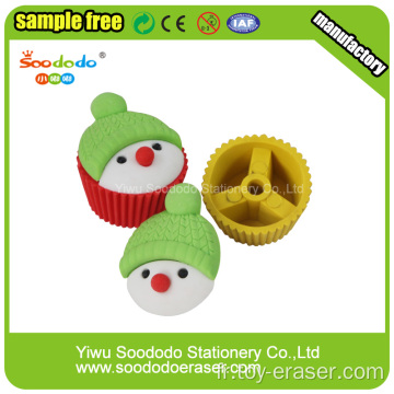 3D Cute Gift Knot Cake Shaped Eraser